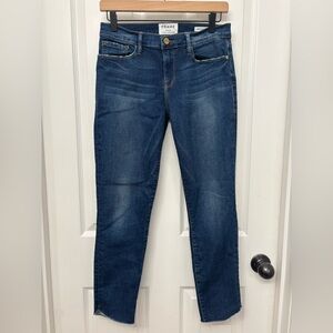 Dark Wash Skinny Crop Jeans | FRAME Size 29